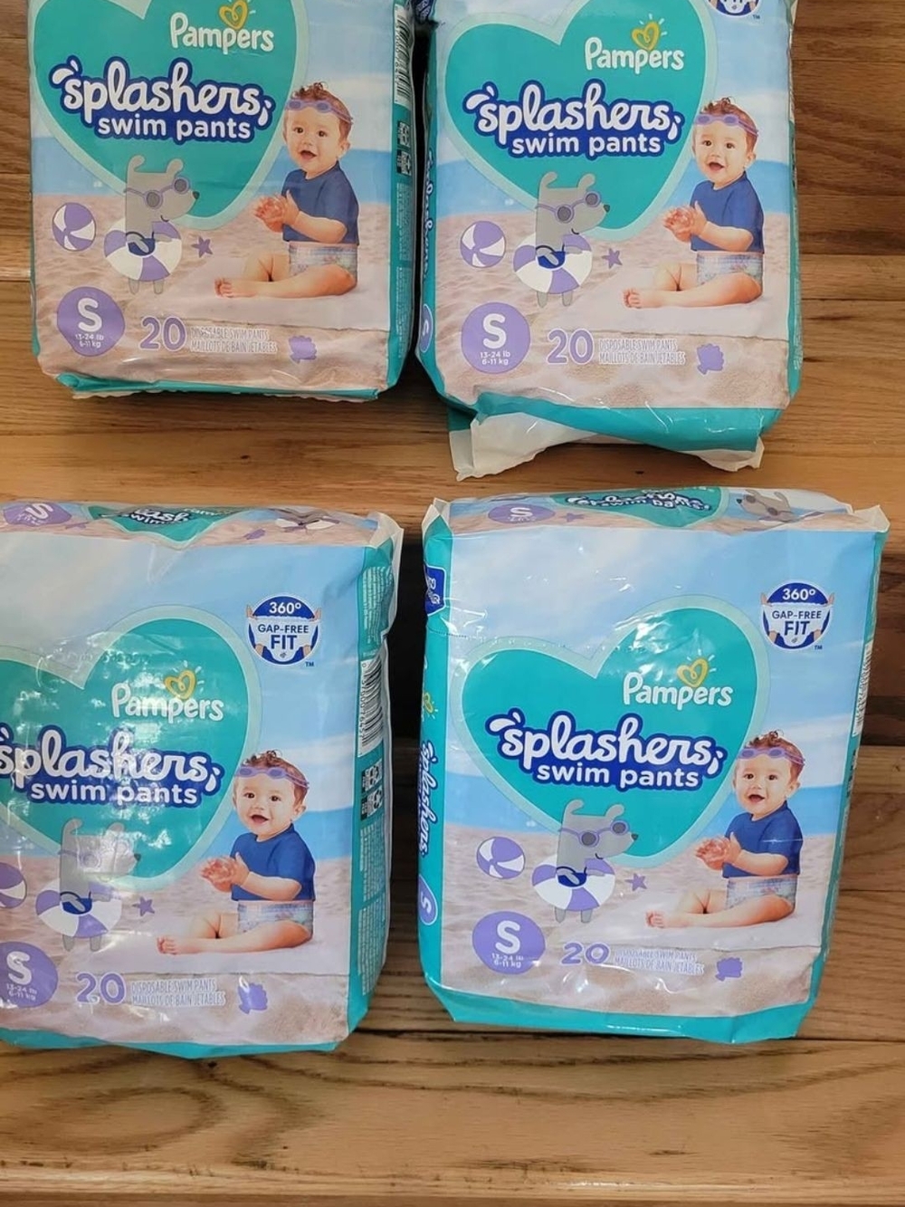 Pampers Splashers Swim Pants (Size S) 4 Packs